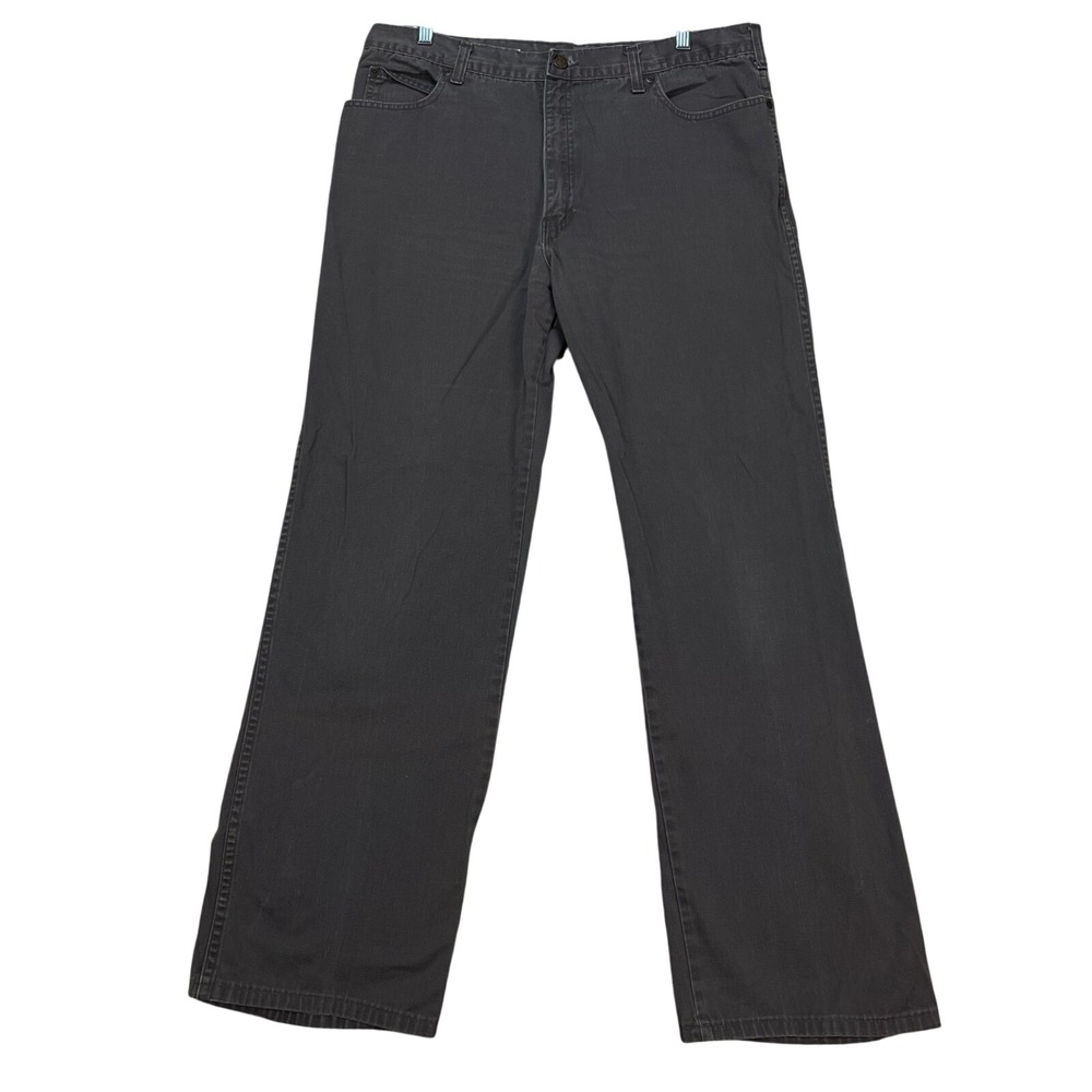 Vintage Calvin Klein Mens Gray Straight Pants Size 38 (36x31)‎ Made in USA Stain